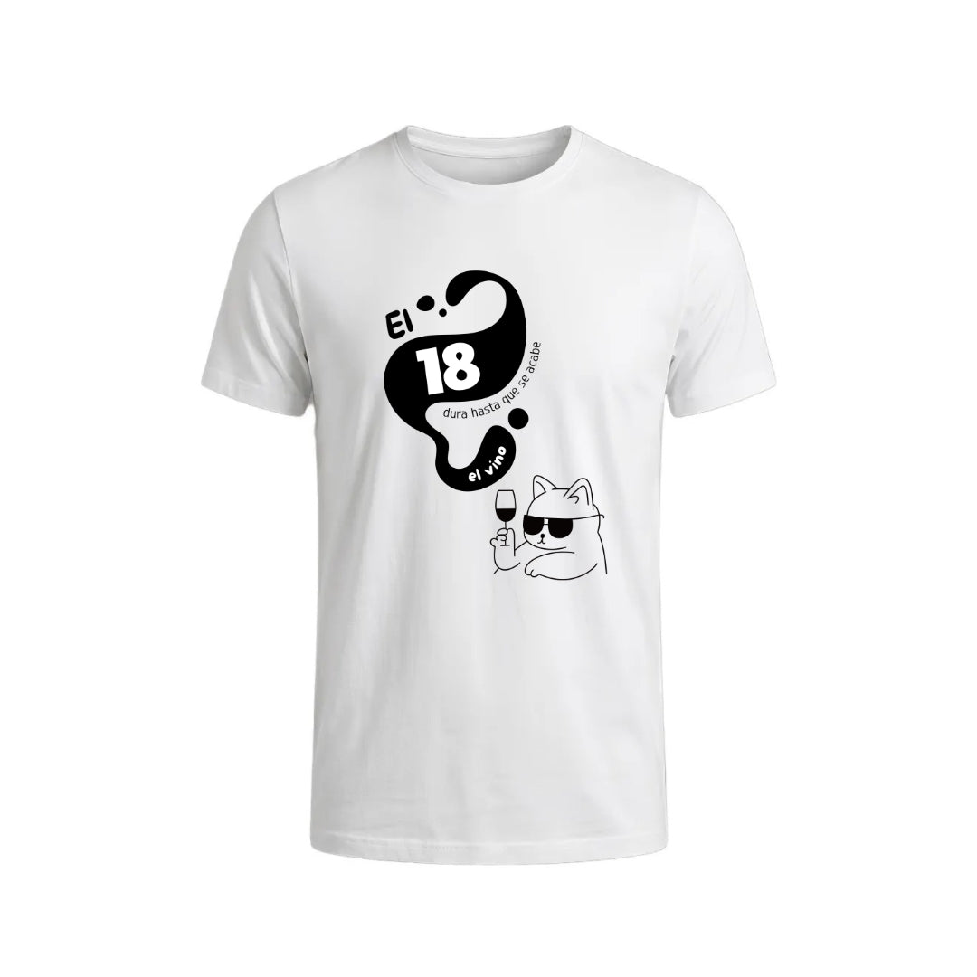 Polera El 18 Dura Hasta que se Acabe el Vino