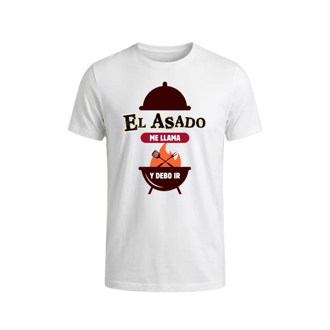 Polera El Asado Me Llama y Debo Ir