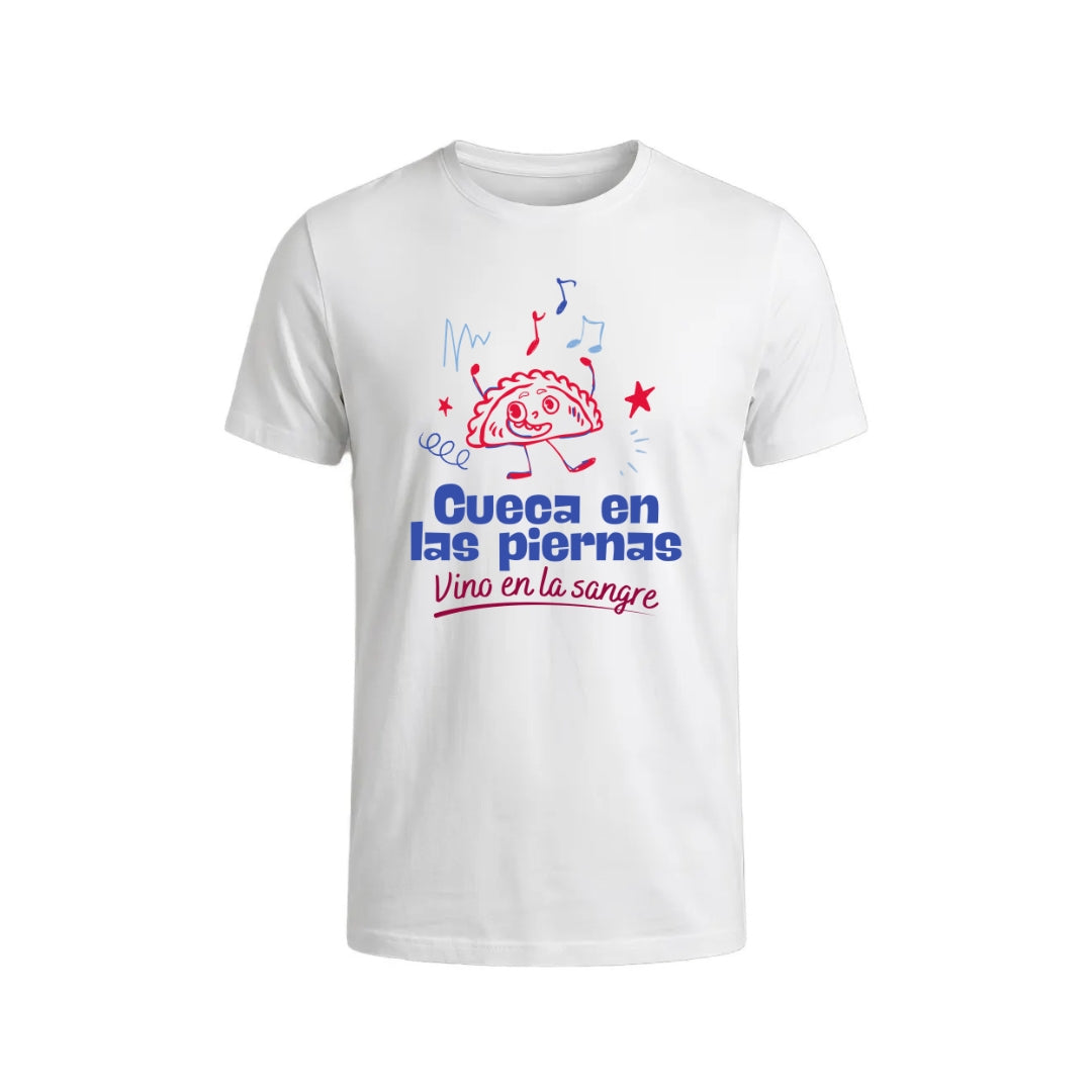 Polera Cueca en las Piernas Vino en la Sangre