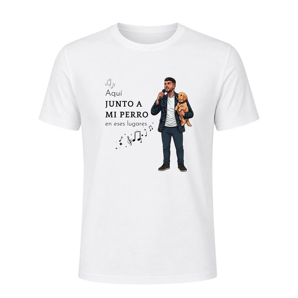 Polera - Aquí junto a mi perro en eses lugares