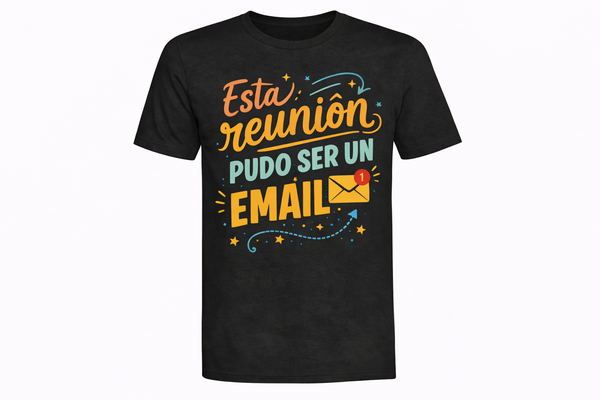 Polera "Esta reunión pudo ser un email"