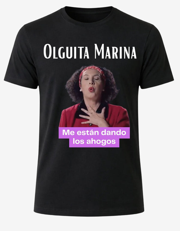 Polera "Me viene el ahogo (Olguita marina)"
